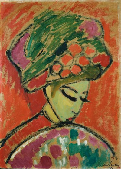 Garota de turbante de Alexej von Jawlensky