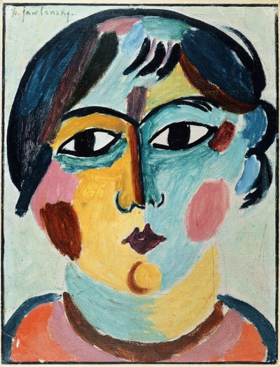 Cabeça de menina; de Alexej von Jawlensky