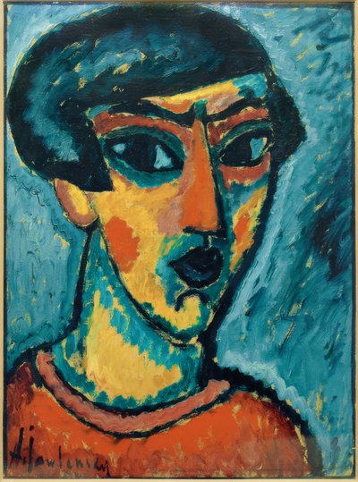 Cabeça em azul de Alexej von Jawlensky