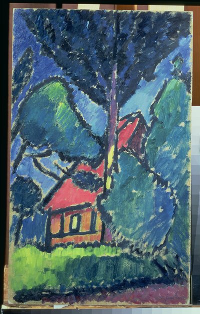 Paisagem, c.1910 (óleo no papelão) de Alexej von Jawlensky