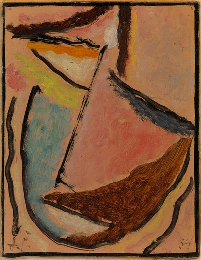 Cabeça abstrata pequena de meditação, 1934 de Alexej von Jawlensky