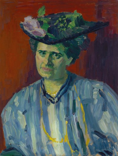 Retrato de Edwiges Kubin de Alexej von Jawlensky
