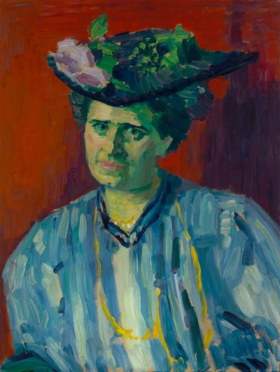 Retrato de Hedwig Kubin de Alexej von Jawlensky