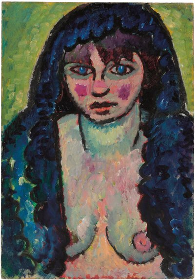 Retrato de uma mulher, c.1912 de Alexej von Jawlensky