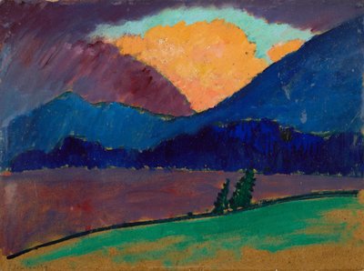Noite de verão em Murnau de Alexej von Jawlensky