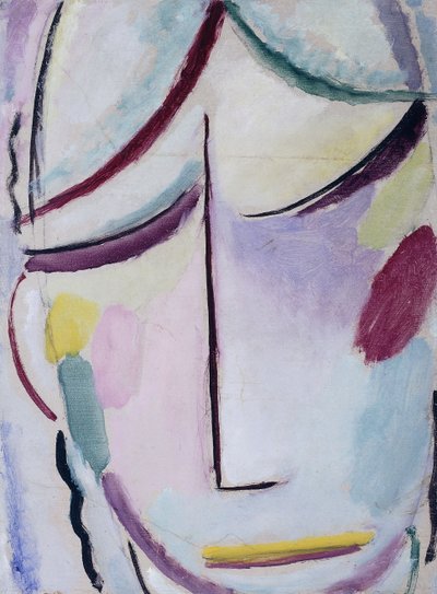 O rosto do Salvador; Heilandsgesicht, c.1921 de Alexej von Jawlensky