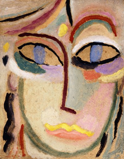Cabeça de mulher, c.1922 de Alexej von Jawlensky