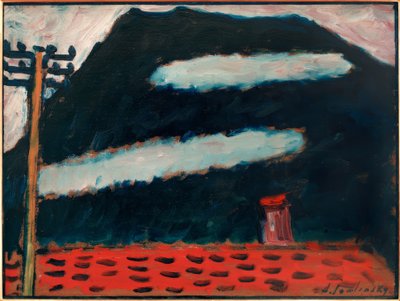 Duas nuvens brancas de Alexej von Jawlensky