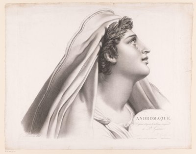 Andrômaca Andromaque (título no objeto) de Alexis François Girard