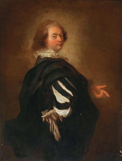 Auto-retrato, início da década de 1730. de Alexis Grimou