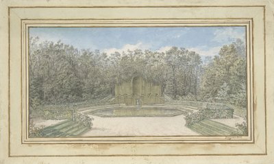 Vista de uma árvore de árvore num parque de Alexis Nicolas Pérignon (le vieux)