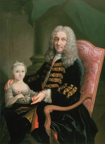 Retrato Duplo de Alexis Simon Belle