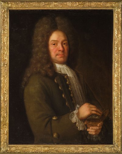Retrato de Simon Harcourt, 1º Visconde Harcourt 1661-1727, 1º terço do 18º cen. de Alexis Simon Belle