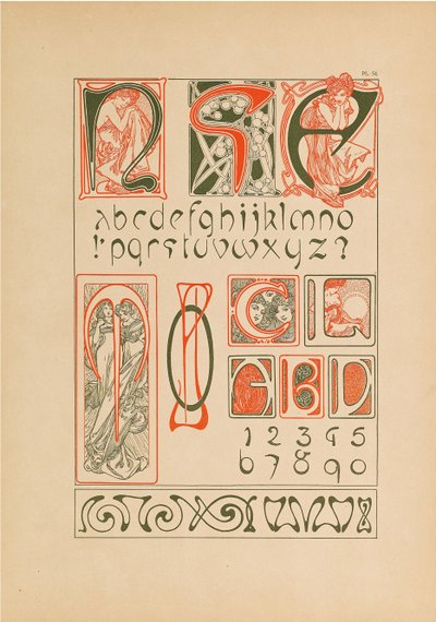Documentos Decorativos, 1902. de Alfons Marie Mucha