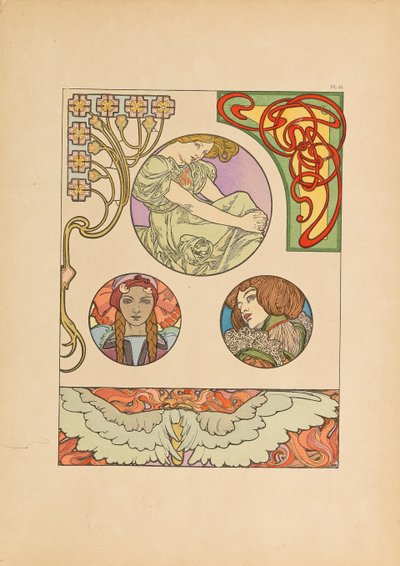 Documentos Decorativos, 1902. de Alfons Marie Mucha