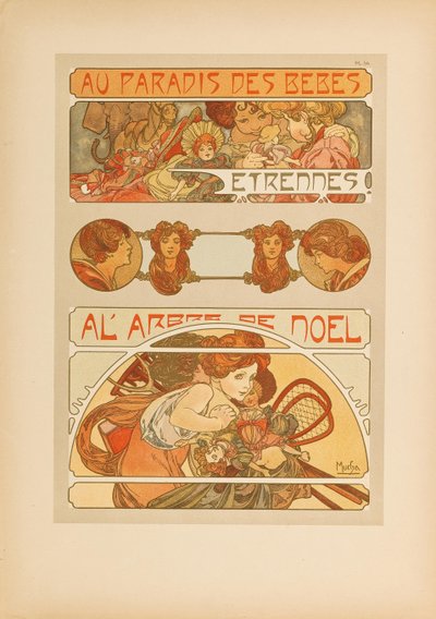 Documentos Decorativos, 1902. de Alfons Marie Mucha