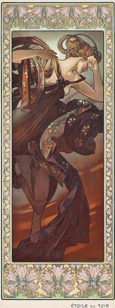 Estrela da Noite A Estrela da Noite, 1902. de Alfons Marie Mucha