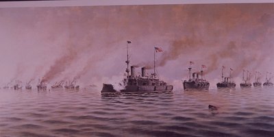 Guerra Hispano-Americana 1898, Batalha da Baía de Manila de Alfonso Sanz