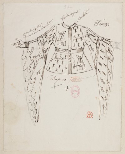 Halévy - La magicienne - modelos de figurinos de Alfred Albert - 34. Srs. Fosez, Dupuis, Ponceau de Alfred Albert