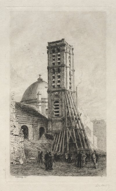 Igreja de Saint-Roch de Alfred Alexandre Delauney