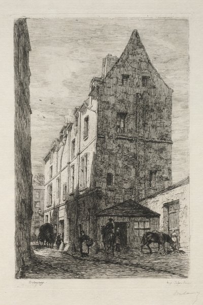 Casa conhecida como a Rainha Branca, Rue de Marmousets de Alfred Alexandre Delauney
