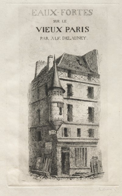 Rue de coq Saint-Jean torre de Alfred Alexandre Delauney