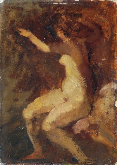 estudo de nudez de Alfred Buchta