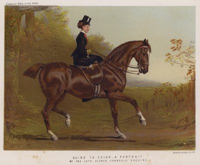 Going to Cover (cor litho) de Alfred Chantrey Corbould