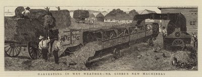 Colheita em clima úmido, New Machinery do Sr. Gibbs de Alfred Chantrey Corbould