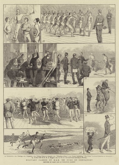 Carreira Militar de SAR o Duque de Connaught de Alfred Chantrey Corbould