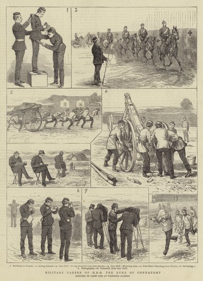 Carreira Militar de SAR o Duque de Connaught de Alfred Chantrey Corbould