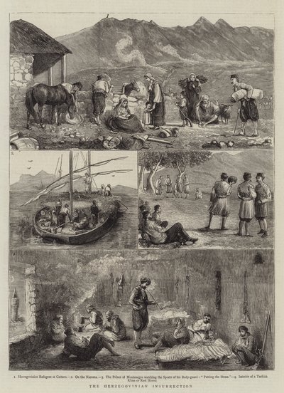 A Insurreição Herzegoviniana de Alfred Chantrey Corbould
