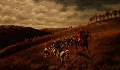 Tapá-los (óleo sobre tela) de Alfred Charles Havell