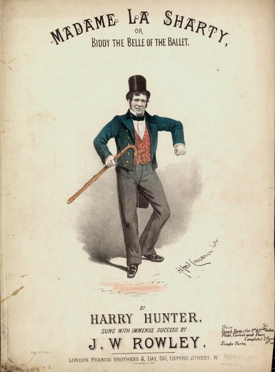 Madame La Sharty ou Biddy a Belle do Ballet de Alfred Concanen