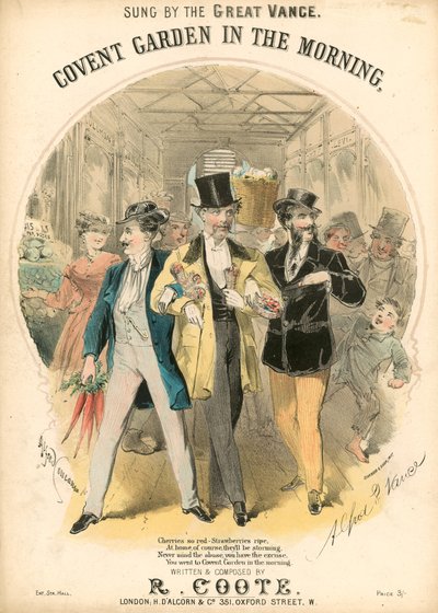 Partitura musical: Covent Garden in the Morning de Alfred Concanen