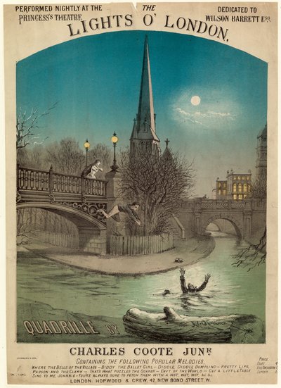 As luzes de Londres de Alfred Concanen