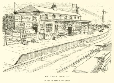 Puzzle Ferroviário (gravação) de Alfred Courbould