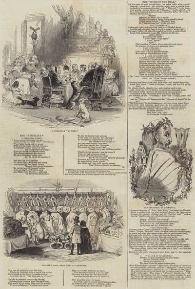 Cenas de Natal de Alfred Crowquill