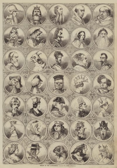 Cabeças da Pantomima de Alfred Crowquill