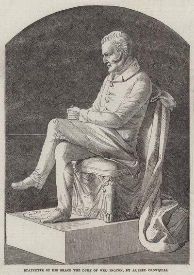 Estatueta de Sua Graça, o Duque de Wellington de Alfred Crowquill