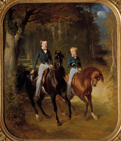 Retrato equestre de Louis Philippe Albert d