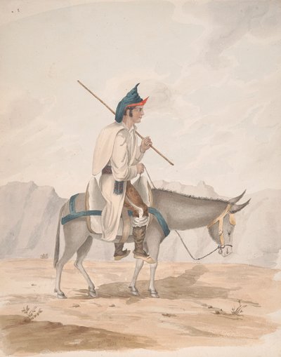 O Grande Homem-Canário num Burro de Alfred Diston