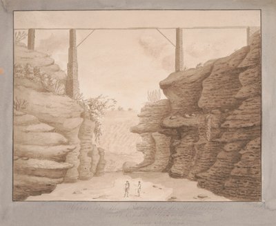 Vista no Barracano de Martianez, Porto Orotava, Tenerife, olhando para Norte de Alfred Diston