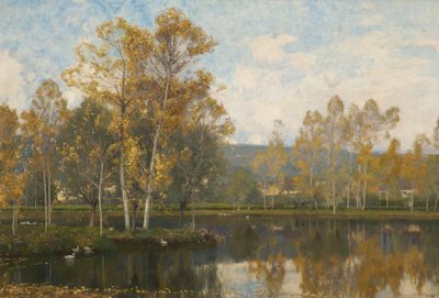 O rio Somme adormecido de Alfred East