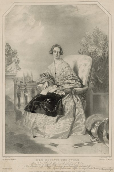 rainha Victoria de Alfred Edward Chalon