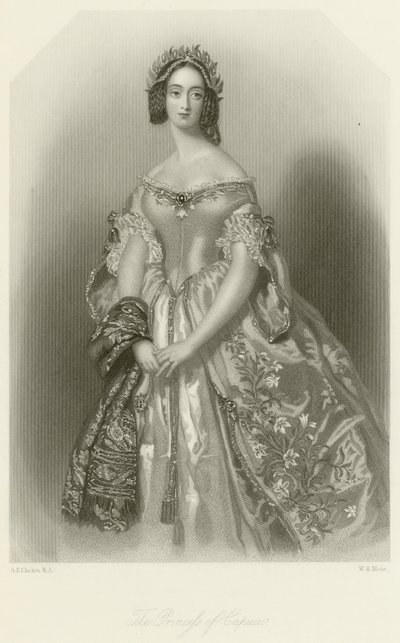 A princesa de cápua de Alfred Edward Chalon