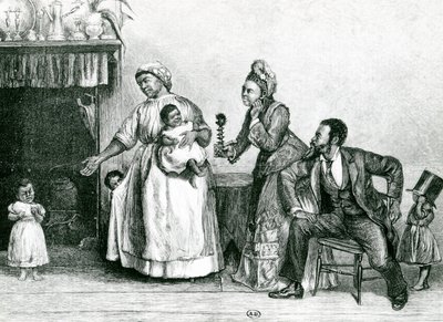 Visita da tia Chloes, 1877 de Alfred Edward Emslie