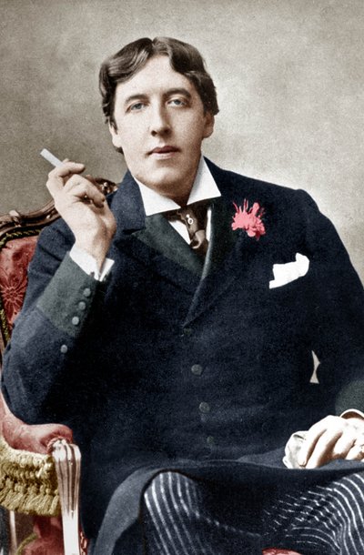 Oscar Wilde, c. 1892 (foto a p/b) de Alfred Ellis and Walery