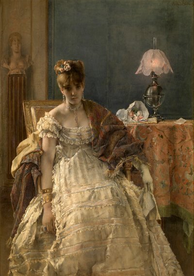 Desesperado (óleo sobre painel) de Alfred Emile Stevens