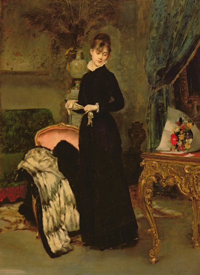 Retrato da senhorita Rohan de Alfred Emile Stevens